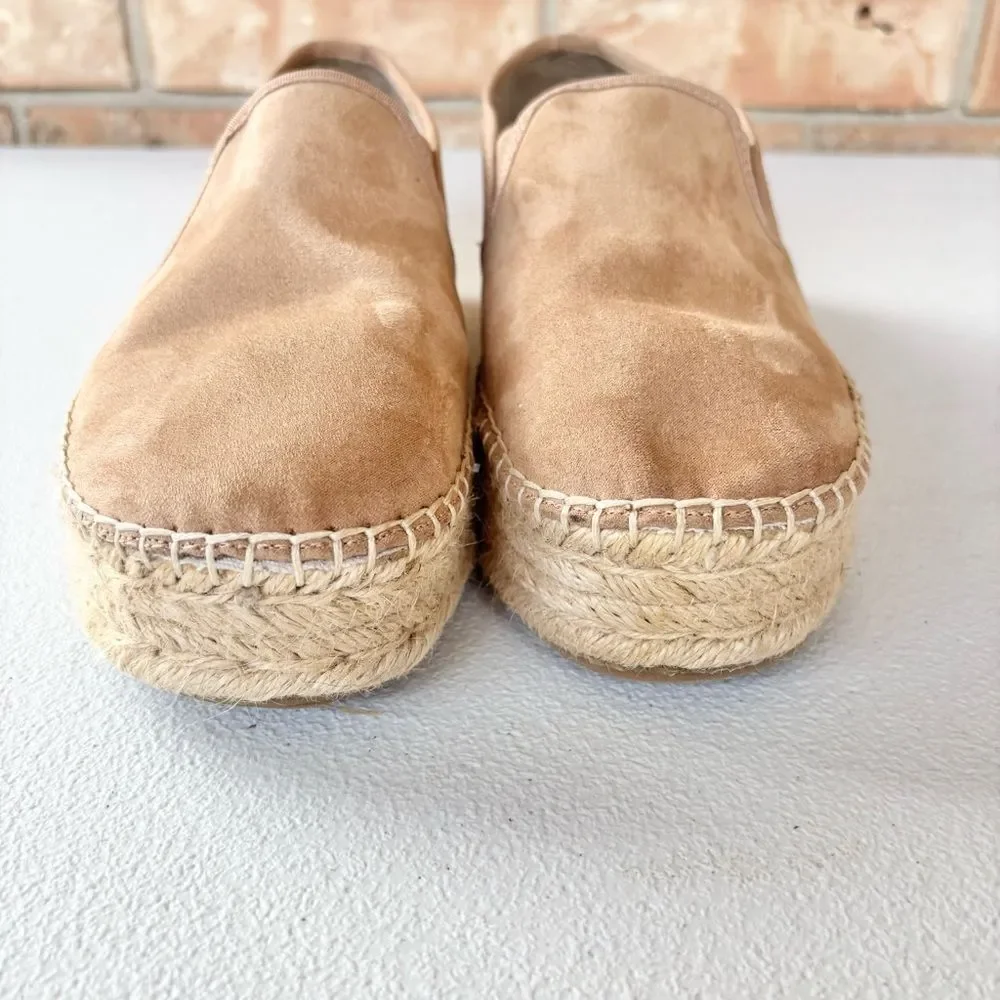 Circus by Sam Edelman Christina Brown Microsuede Espadrilles Shoes Women’s 10